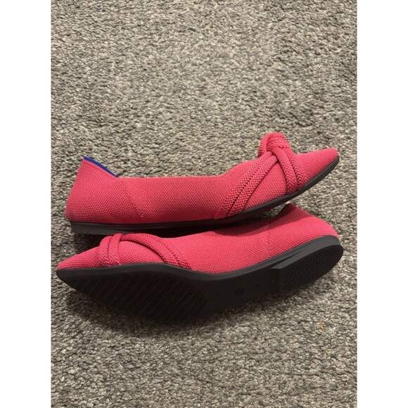 Rothy's The Knot Point II Starfish Pink Sustainable Comfort Flats Sz 8 - Picture 5 of 7